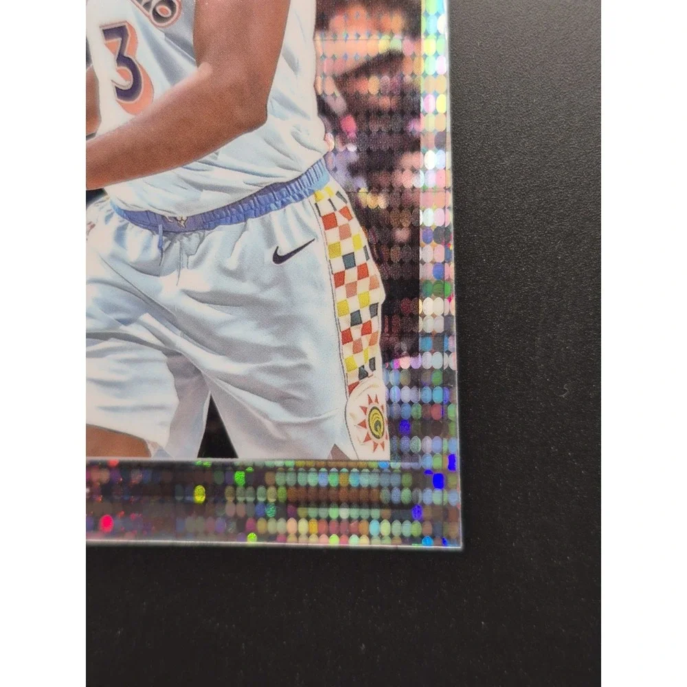 2025-26 Topps Chrome Chris Paul #219 Pulsar Refractor MISCUT RARE Spurs